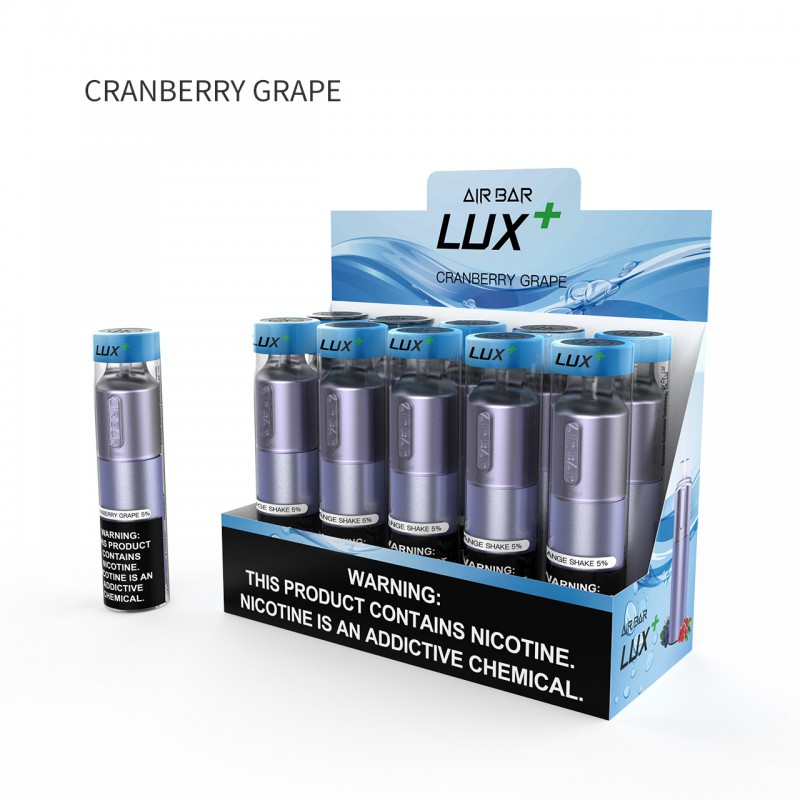 Air Bar Lux Plus Cranberry Grape – Disposable Vape Flavors